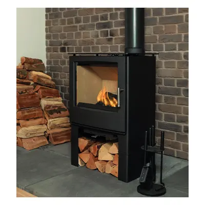 Mendip Woodland DC Large Wood Burning Ecodesign Logstore Stove