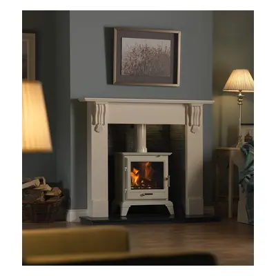 Gallery Classic Widescreen Warm White Wood Burning / Multifuel - Ecodesign Stove