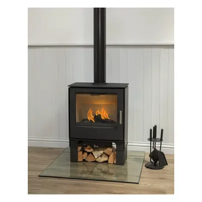 Mendip Woodland 5kW DEFRA Wood Burning / Multi Fuel Ecodesign Convection Stove with Logstore