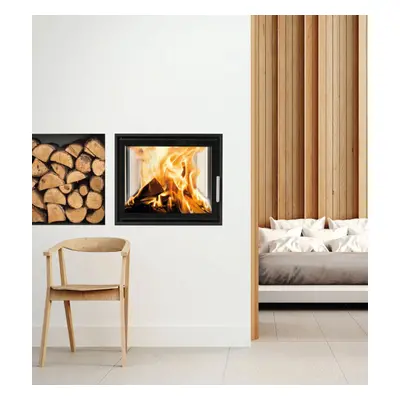 Woodfire EX 17 Panorama Double Sided Inset Eco Boiler Stove