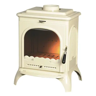 Invicta Seville 2 Ivory Enamel 7kW Wood Burning Ecodesign Stove