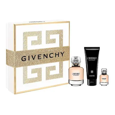 Givenchy L'Interdit Gift Set 50ml EDP + 75ml Body Lotion + 75ml Shower Gel + 10ml EDP