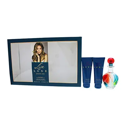 Live Luxe by Jennifer Lopez for Women - 3 Pc Gift Set 3.4oz EDP Spray 2.5oz Shower Gel 2.5oz Bod