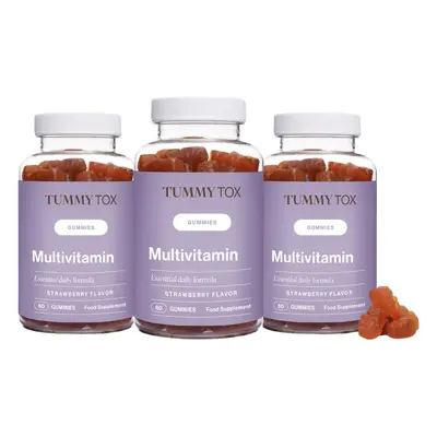 Multivitamin Gummies 3-pack - the best multivitamins for women! Vitamins for hair, skin, immunit