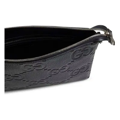 GUCCI | Black medium Jumbo GG messenger bag | Man