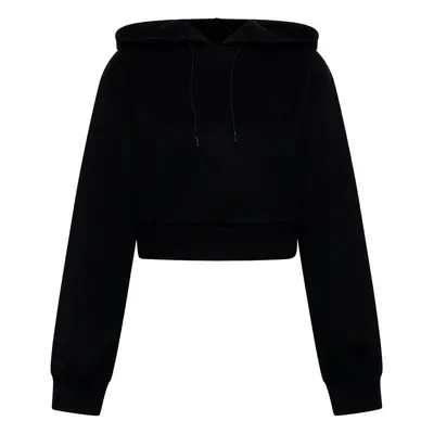 PRADA ABBIGLIAMENTO | Cotton cropped hoodie | Women