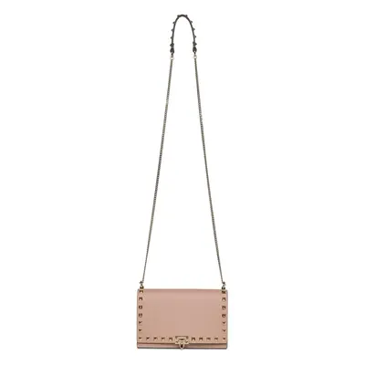 VALENTINO GARAVANI | Pink Rockstud mini bag with chain | Women