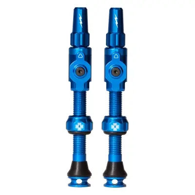 Muc-Off UK Big Bore Lite Tubeless Valves Large (45mm) / Blue