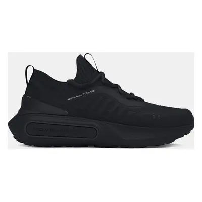 Grade School  Under Armour  Phantom 4 Running Shoes Black / Anthracite / Metallic Black 3