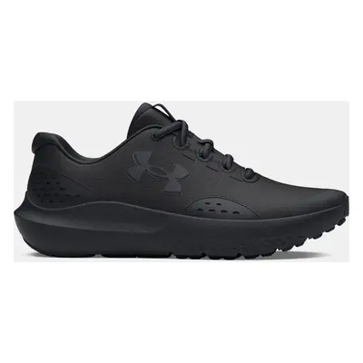 Boys' Grade School  Under Armour  Surge 4 Running Shoes Black / Black / Black 6*