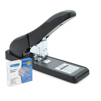 Rapesco Eco HD-140 Heavy Duty Stapler Plastic 140 Sheet Black