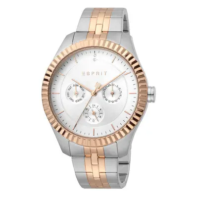 Esprit ES1L202M0115 Rose Gold-Grey Strap Women's Watch