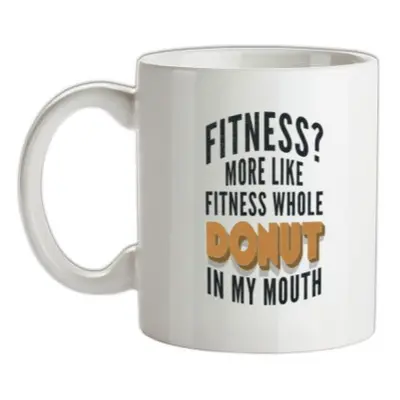 Fitness Donut mug.