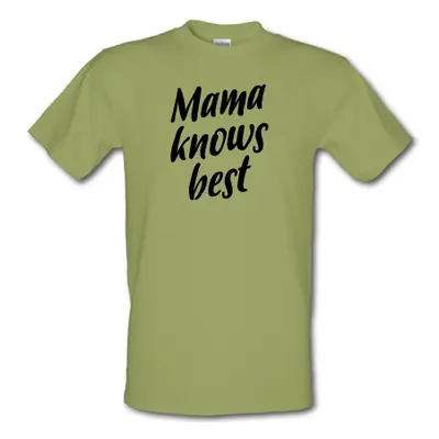 Mama Knows Best male t-shirt.