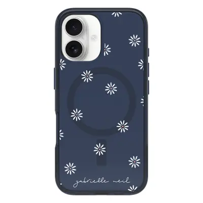 IPhone 16 Case | Symmetry Series Clear for MagSafe Gabrielle Neil Collection Indigo Daisies