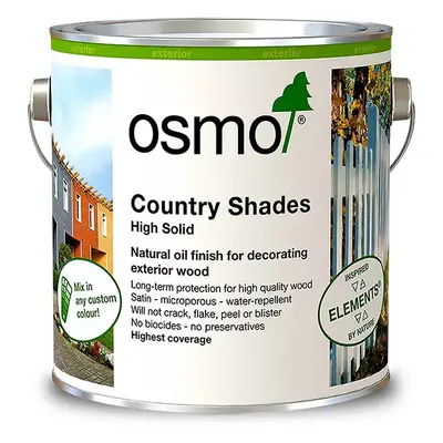 Osmo Country Shades, Burning Blue - F90 125ml, Natural Oil Finish for Exterior Wood, Oils, Shed 