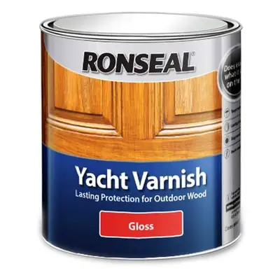 Ronseal Yacht Varnish, Satin 500ml, Varnishes, Door Varnish, Window Varnish