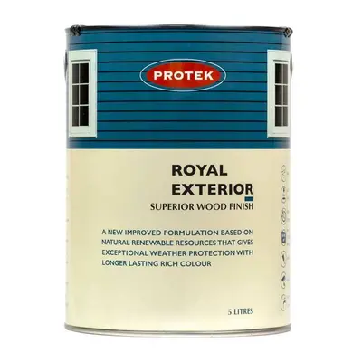 Protek Royal Exterior Paint, Mendip Mist 5L, Exterior Wood Paint, Paints, Garden Furniture Paint