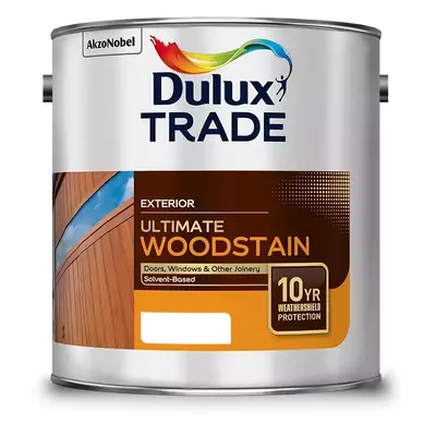 Dulux Trade Ultimate Woodstain, Walnut 2.5L, Stains, Varnishes, Cladding Coatings, Summer House 