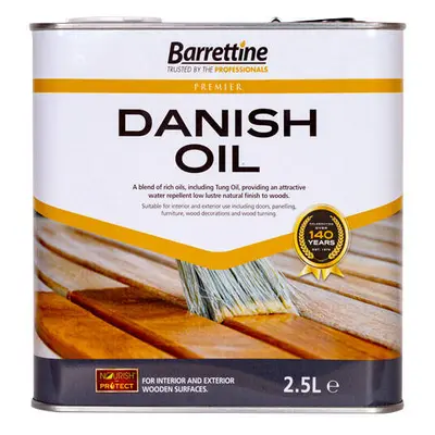 Barrettine Danish Oil 250ml, Oils, Garden Furniture Oils, Cladding Coatings, Floor Oils, Door Oi