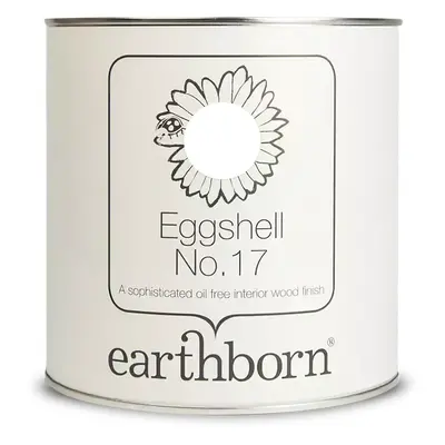 Earthborn Eggshell No. 17 Paint, Hobby Wood 2.5L, Water Based Eggshell Paint For Wood, Door Pain