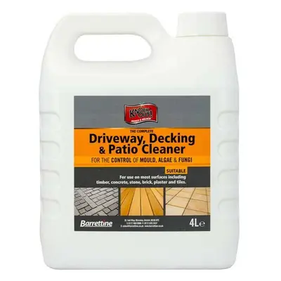 Barrettine Driveway, Decking and Patio Cleaner 4L, Cleaners, Decking Cleaner, Cladding Coatings,