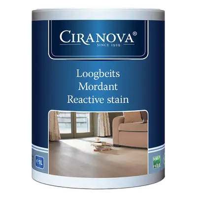 Ciranova Reactive Stain 1L, Burned Oak - 5517, Reacts With Wood Tannin