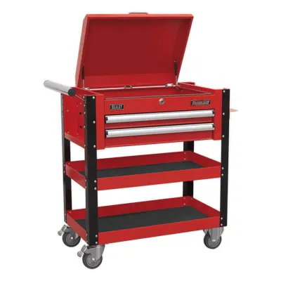 Sealey 2 Drawer Heavy Duty Mobile Tool and Parts Trolley