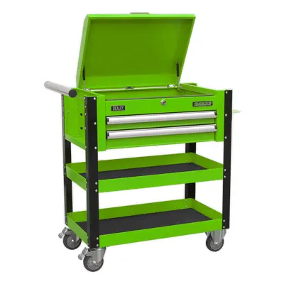 Sealey 2 Drawer Heavy Duty Mobile Tool and Parts Trolley