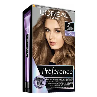 L'Oréal Paris Preference Permanent Hair Color 7.1 Iceland