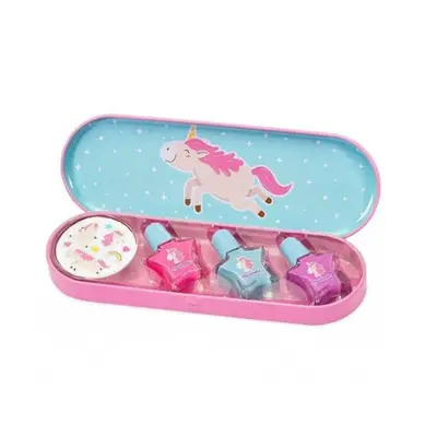 Martinelia Nail Polish & Stickers Tin Box Little Unicorn