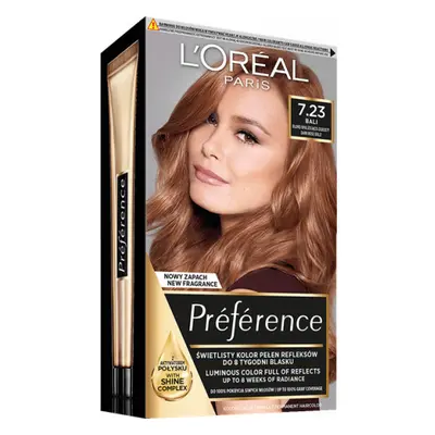 L'Oréal Paris Preference Permanent Hair Color 7.23 Bali