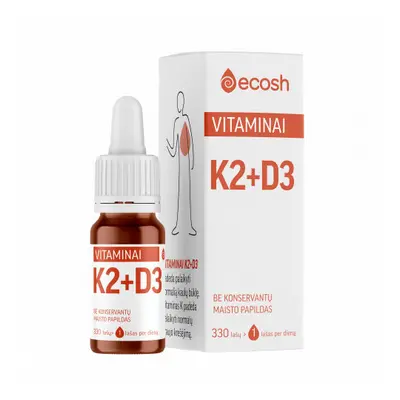 Ecosh Vitamins K2 + D3 10ml