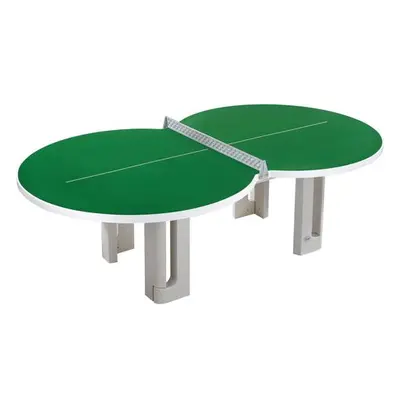 Butterfly Figure Eight Concrete 25mm Outdoor Table Tennis Table - Granite Green