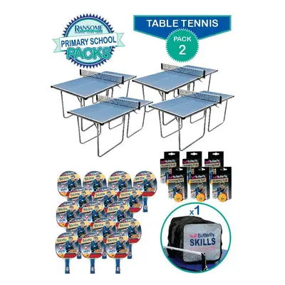 Butterfly Primary Table Tennis School Packs 2