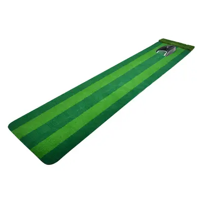 Hilllman PGM Two-Tone Artificial Turf Golf Putting Green with Auto-Return Putting Cup