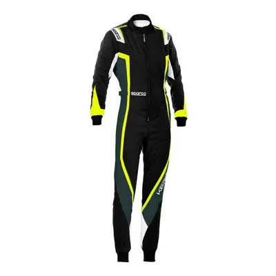 Sparco Kerb Lady Kart Suit - L / White / Fluro Yellow