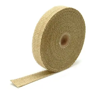 Design Engineering Exhaust Wrap - Natural 1 Inch Wide - 50 Feet Roll, Yellow