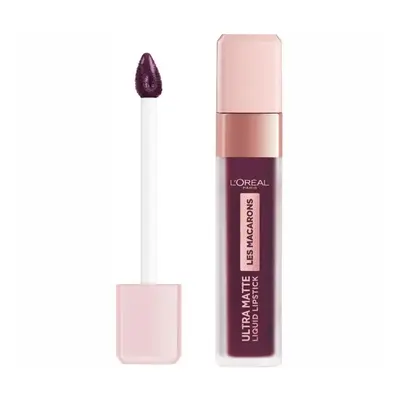 L'Oreal Les Macarons Ultra Matte Liquid Lipstick - 830 Blackcurrant Crush