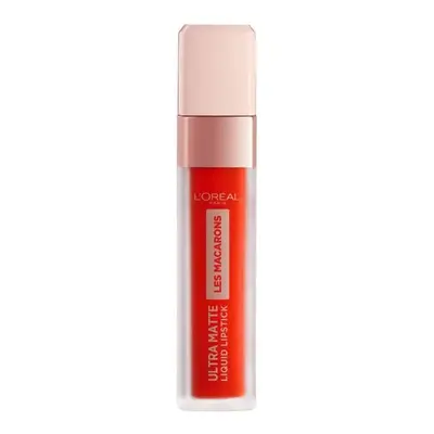 L'Oreal Ultra Matte Liquid Lipstick Les Macarons - 826 Mademoiselle Mango