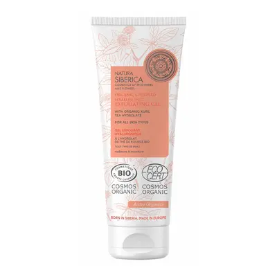 Natura Siberica Organic Certified Hyaluronic Exfoliating Gel for all skin types, 75 ml