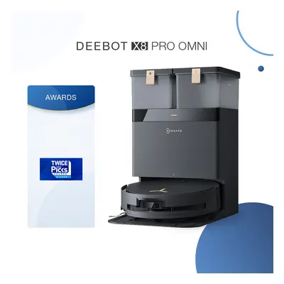 DEEBOT X8 PRO OMNI Black Robotic Vacuum