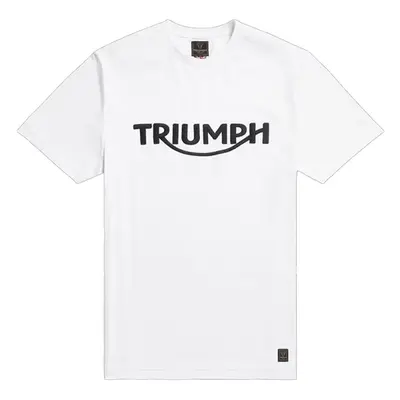 Triumph Bamburgh T-Shirt White | Triumph Motorcycle Clothing