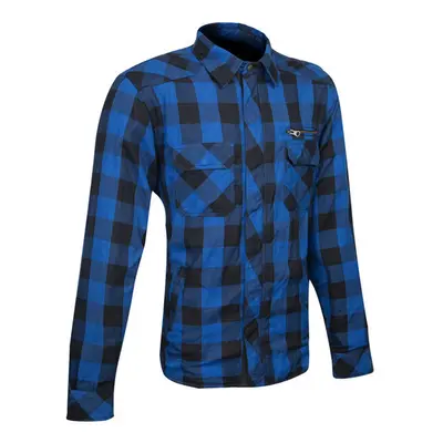 Venti Mens Rogue Kevlar Riding Shirt Blue