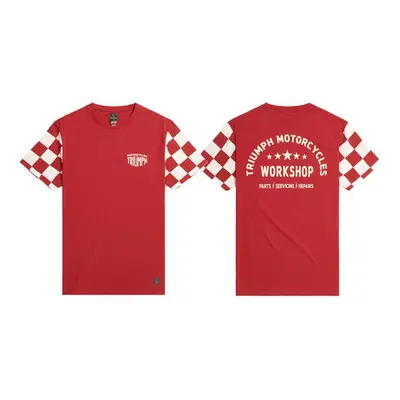 Triumph Preston T-Shirt Red | Triumph Motorcycle Clothing