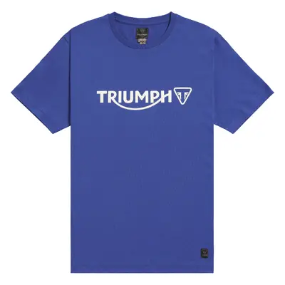 Triumph Cartmel Logo T-Shirt Blue | Triumph Motorcycle Clothing