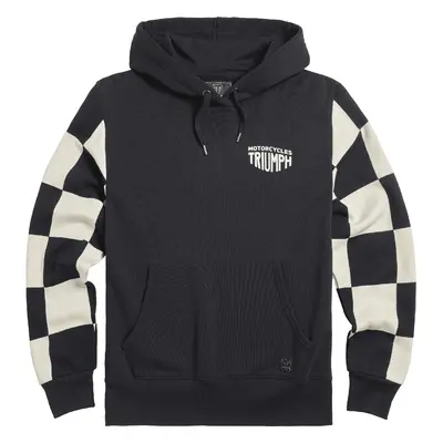 Triumph Haytham Checkerboard Hoodie Black | Triumph Motorcycle Clothing