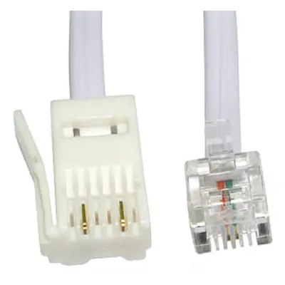 5m Two Wire RJ11 (M) to BT (M) Cable