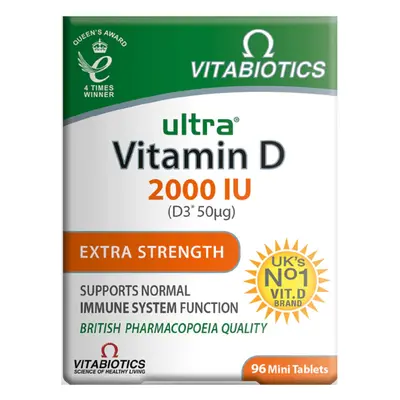 Vitabiotics Ultra Vitamin D 2000IU 96 Tablets