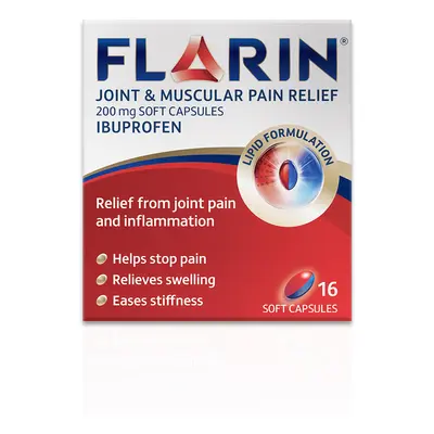 Flarin Joint & Muscle Pain Relief 16 Capsules